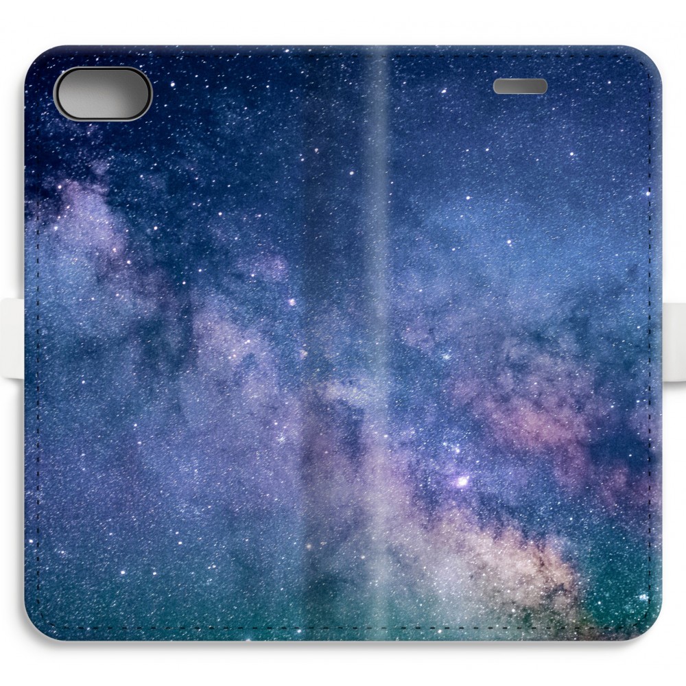 Apple Iphone 7 Volledig Geprint Flip Hoesje Nebula apple kopen in de aanbieding