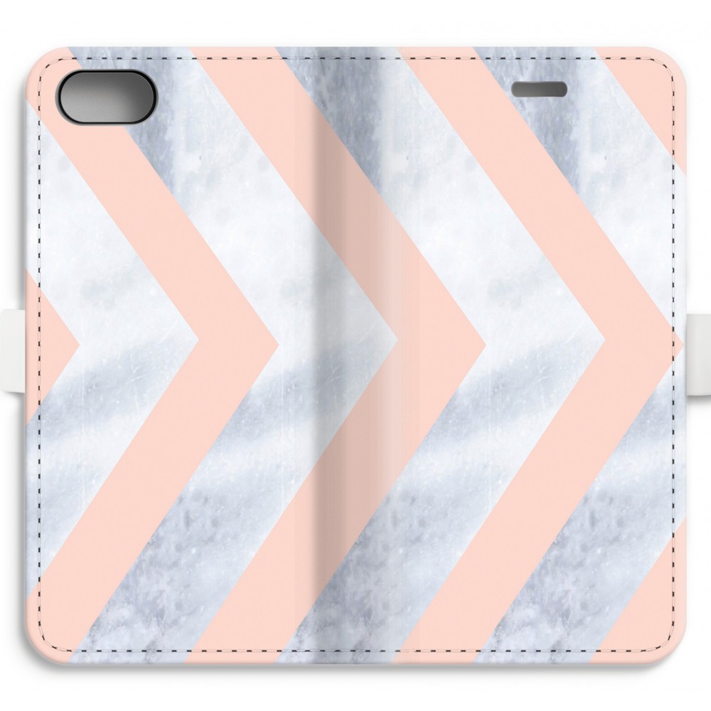 Apple Iphone 7 Volledig Geprint Flip Hoesje Marmeren Pijlen apple kopen in de aanbieding