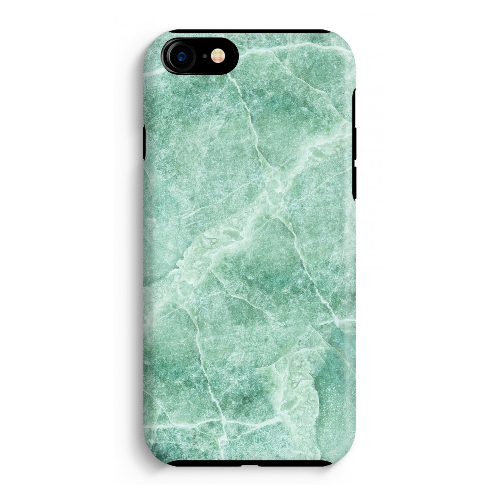 Apple Iphone 7 Tough Case Groen Marmer apple kopen in de aanbieding