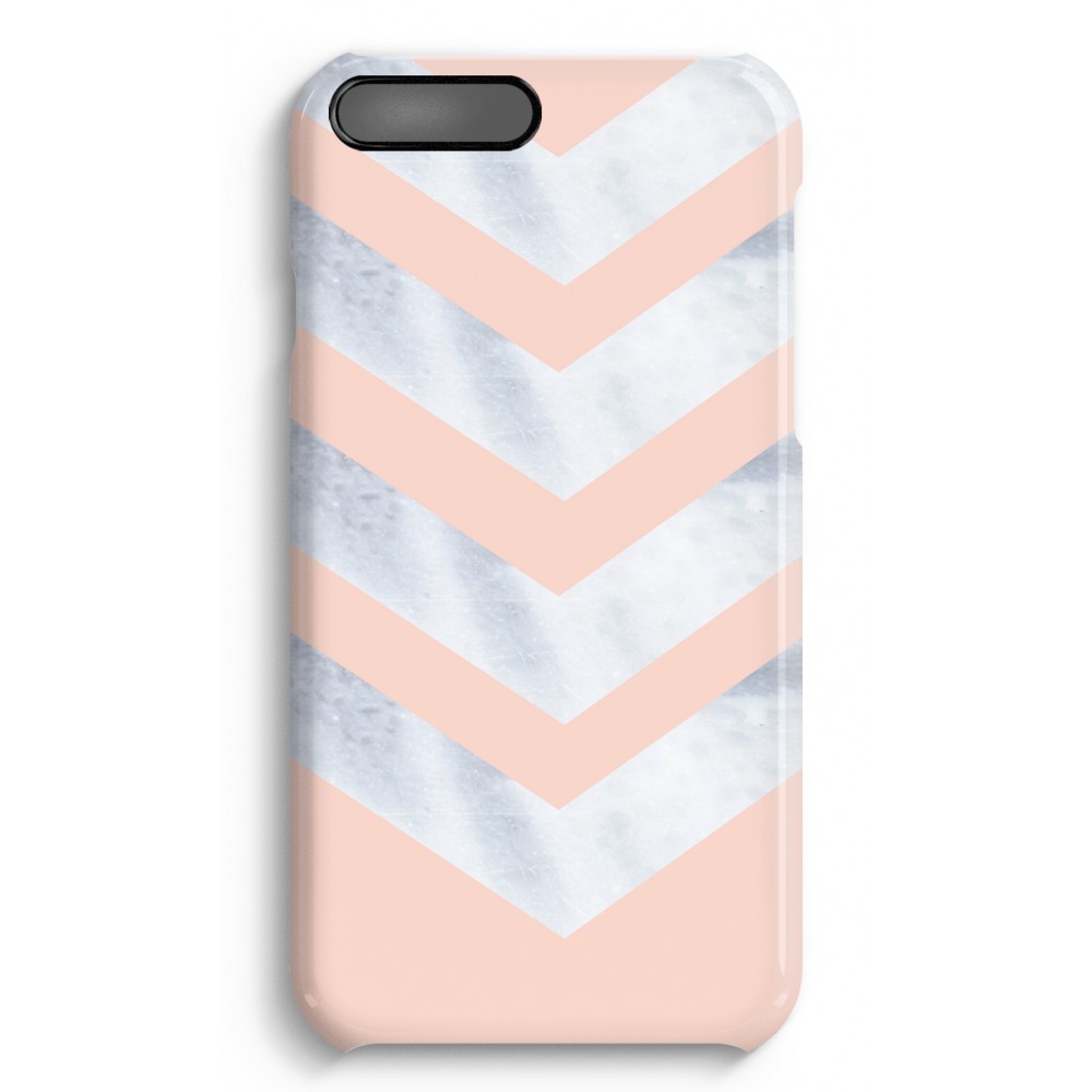 Apple Iphone 7 Plus Volledig Geprint Hoesje Hard Glossy Marmeren Pijlen apple kopen in de aanbieding