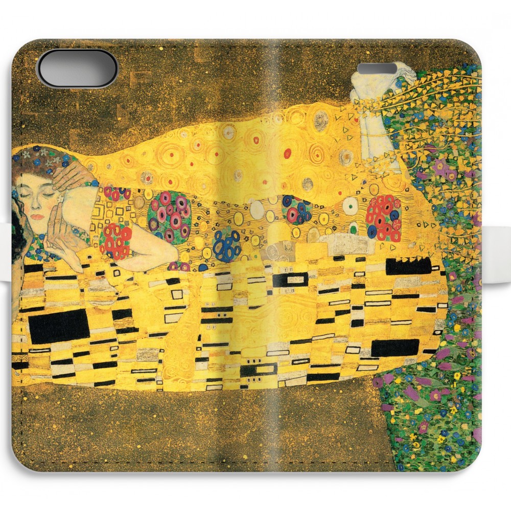 Apple Iphone 7 Plus Volledig Geprint Flip Hoesje Der Kuss apple kopen in de aanbieding