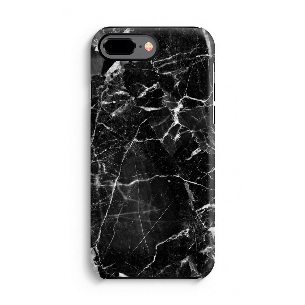 Apple Iphone 7 Plus Tough Case Zwart Marmer 2 apple kopen in de aanbieding