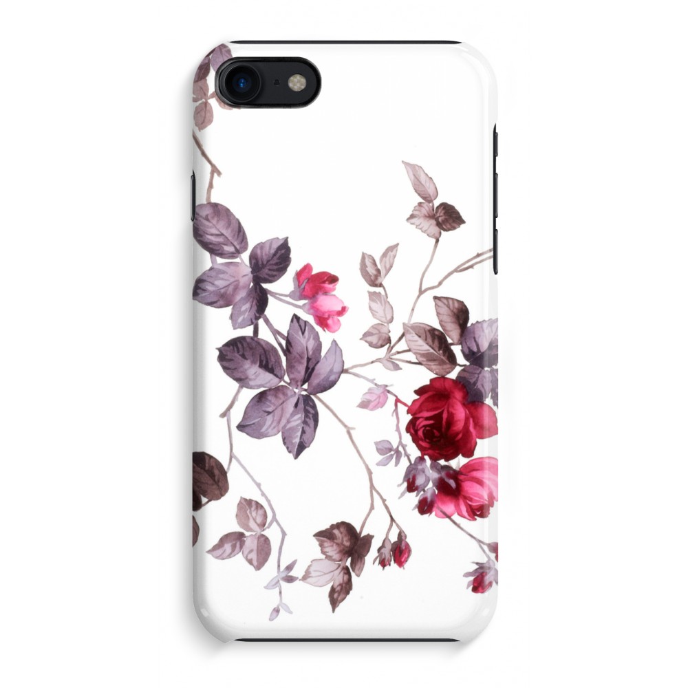 Apple Iphone 8 Volledig Geprint Hoesje Hard Glossy Mooie Bloemen apple kopen in de aanbieding