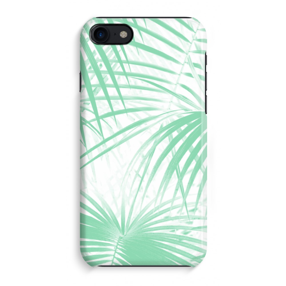 Apple Iphone 8 Volledig Geprint Hoesje Hard Glossy Palmbladeren apple kopen in de aanbieding Apple Iphone 8 Volledig Geprint Hoesje Hard Glossy Palmbladeren apple kopen in de aanbieding