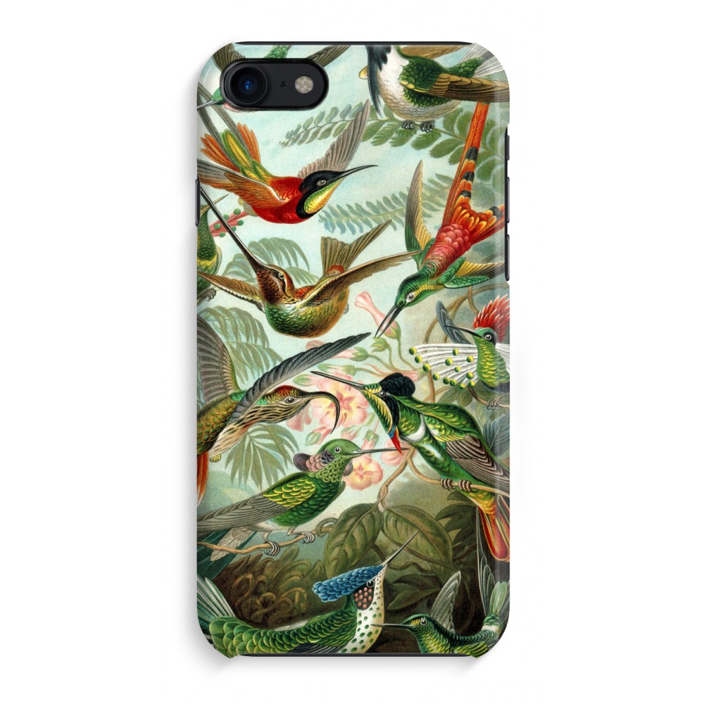 Apple Iphone 8 Volledig Geprint Hoesje Hard Glossy Haeckel Trochilidae apple kopen in de aanbieding