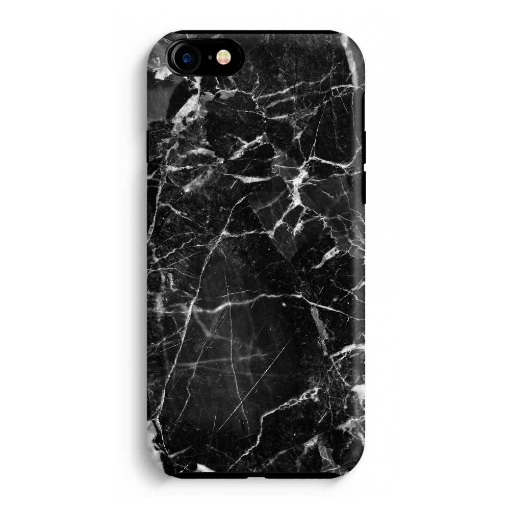 Apple Iphone 8 Tough Case Zwart Marmer 2 apple kopen in de aanbieding