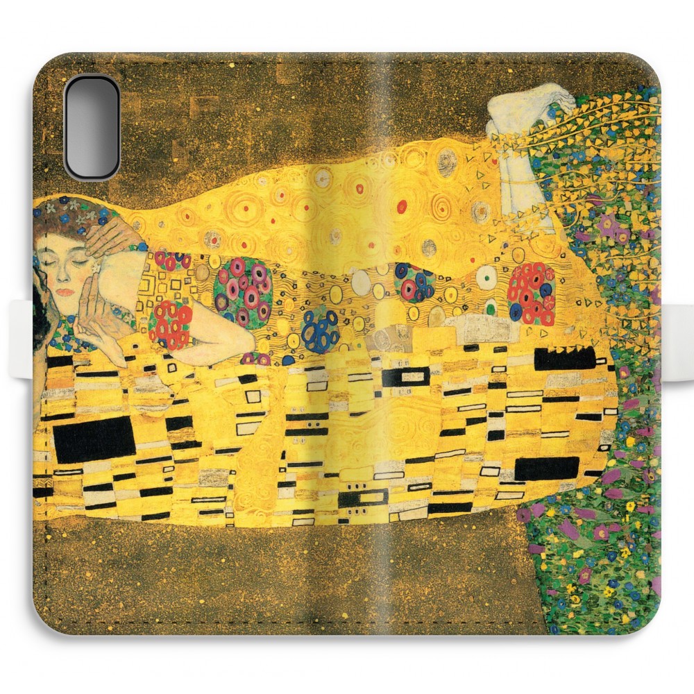 Apple Iphone X Volledig Geprint Flip Hoesje Der Kuss apple kopen in de aanbieding