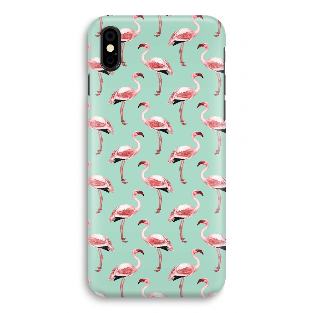 Apple Iphone X Volledig Geprint Hoesje Hard Flamingoprint Groen apple kopen in de aanbieding Apple Iphone X Volledig Geprint Hoesje Hard Flamingoprint Groen apple kopen in de aanbieding