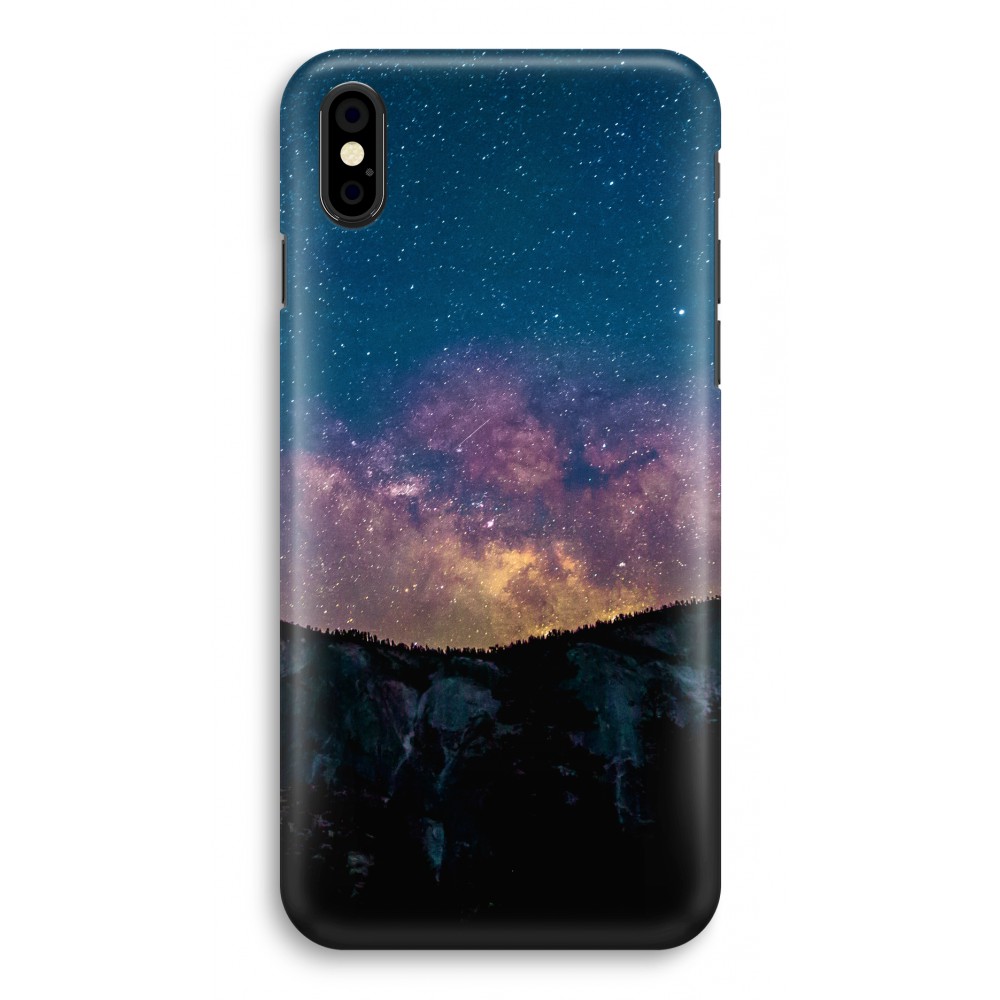 Apple Iphone X Volledig Geprint Hoesje Hard Travel To Space apple kopen in de aanbieding