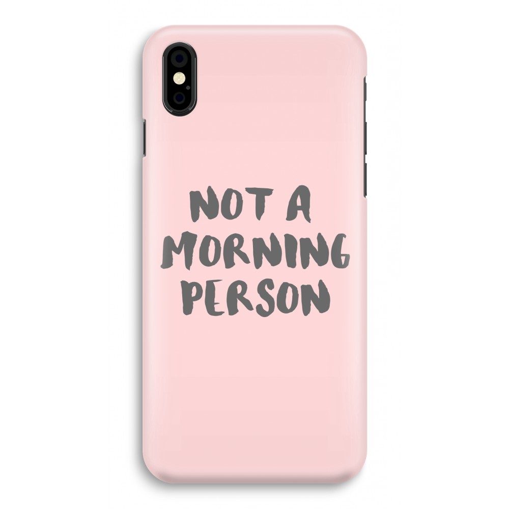 Apple Iphone X Volledig Geprint Hoesje Hard Morning Person apple kopen in de aanbieding Apple Iphone X Volledig Geprint Hoesje Hard Morning Person apple kopen in de aanbieding