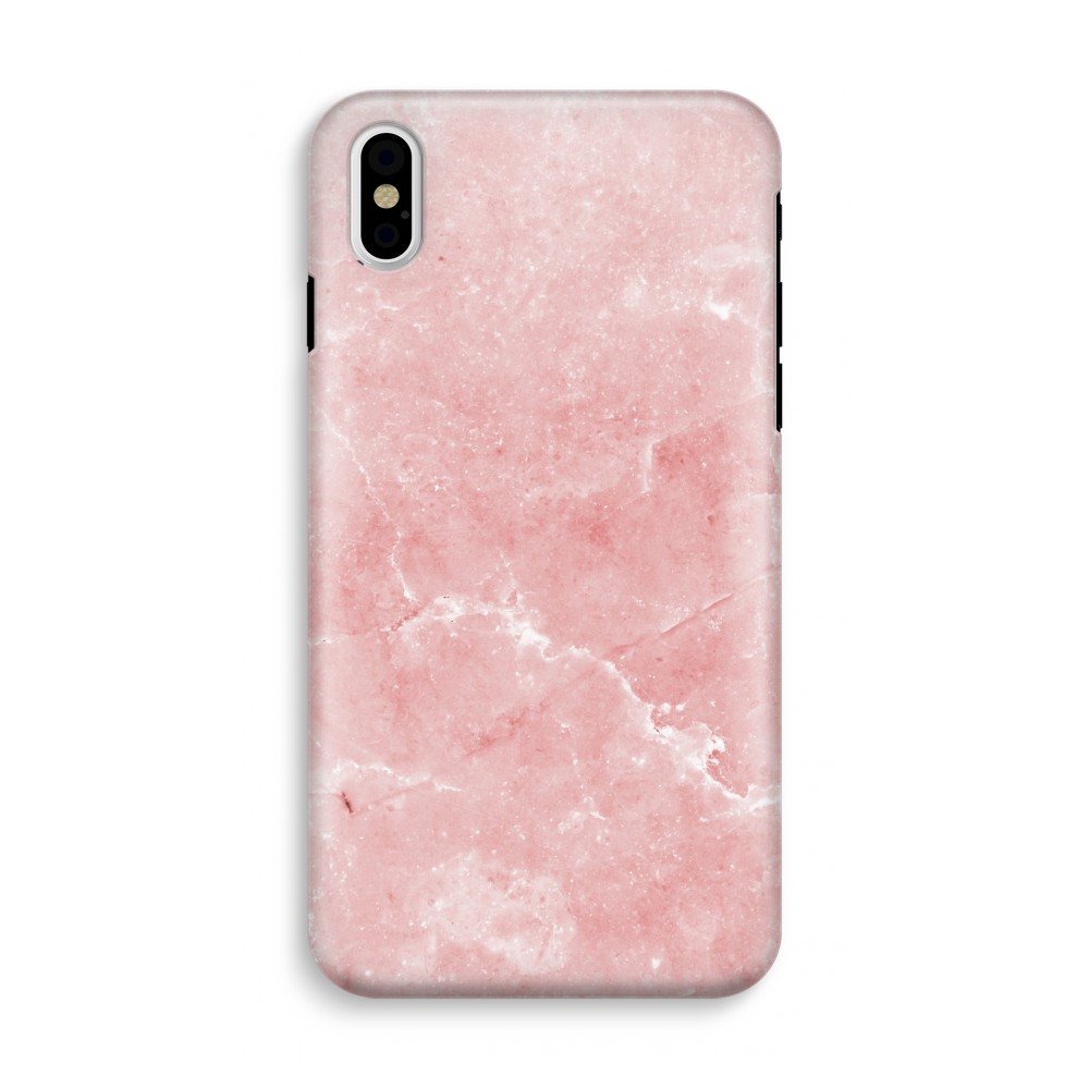 Apple Iphone X Tough Case Roze Marmer apple kopen in de aanbieding