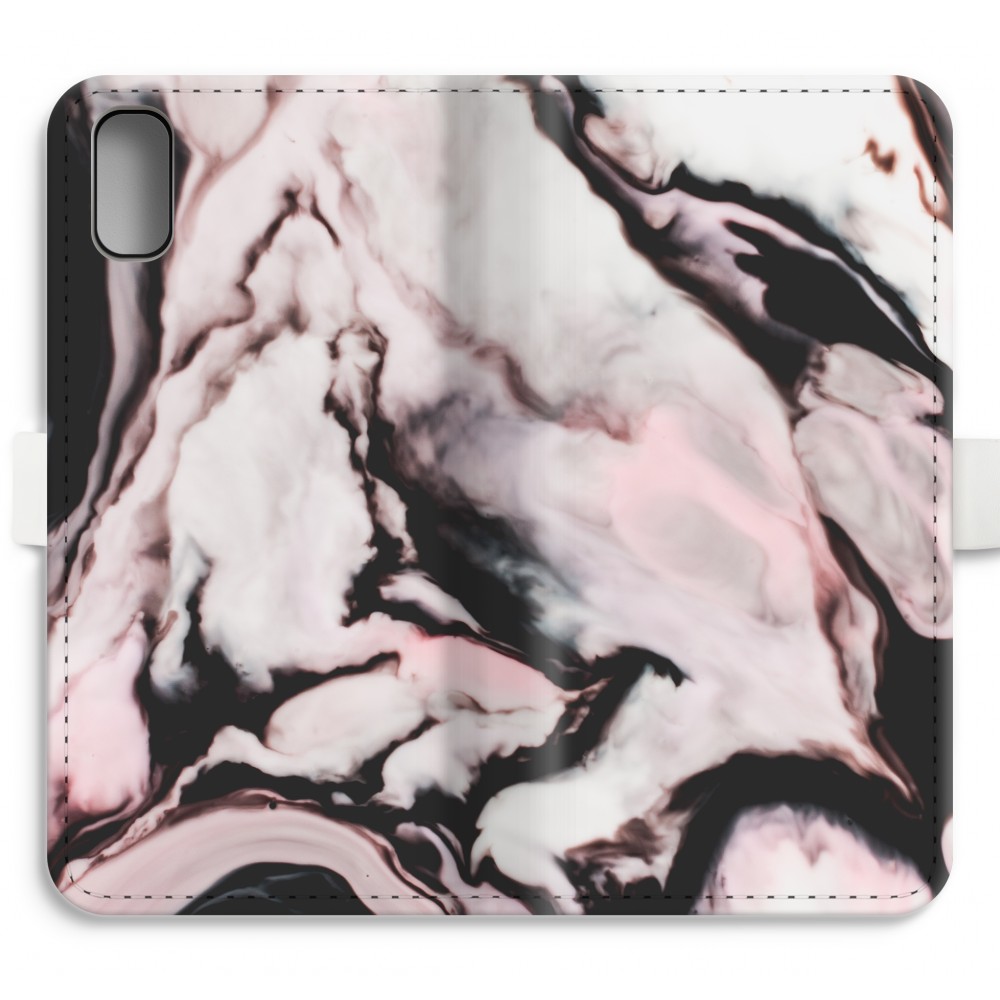 Apple Iphone Xs Volledig Geprint Flip Hoesje Roze Stroom apple kopen in de aanbieding