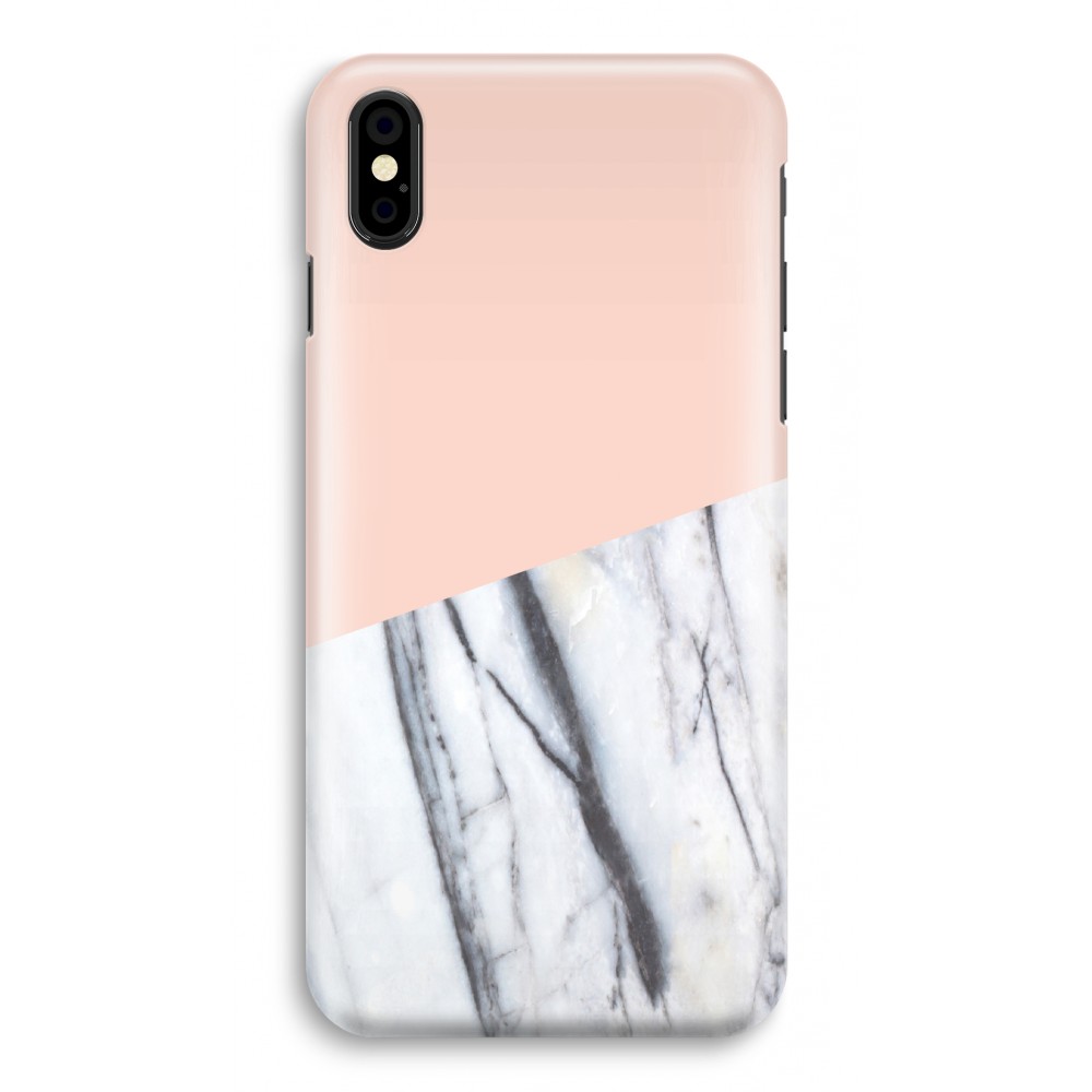 Apple Iphone Xs Volledig Geprint Hoesje Hard Glossy A Touch Of Peach apple kopen in de aanbieding