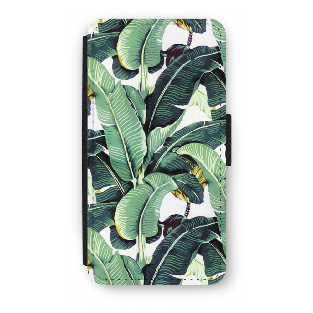 Samsung Galaxy A3 2015 Flip Hoesje Bananenbladeren samsung kopen in de aanbieding