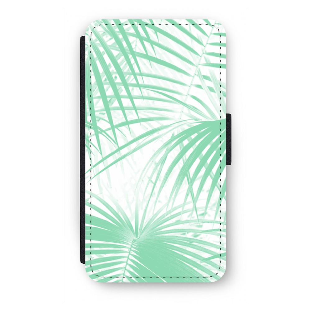 Samsung Galaxy S6 Edge Flip Hoesje Palmbladeren samsung kopen in de aanbieding