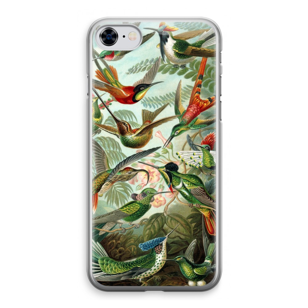 Apple Iphone 8 Transparant Hoesje Soft Haeckel Trochilidae apple kopen in de aanbieding