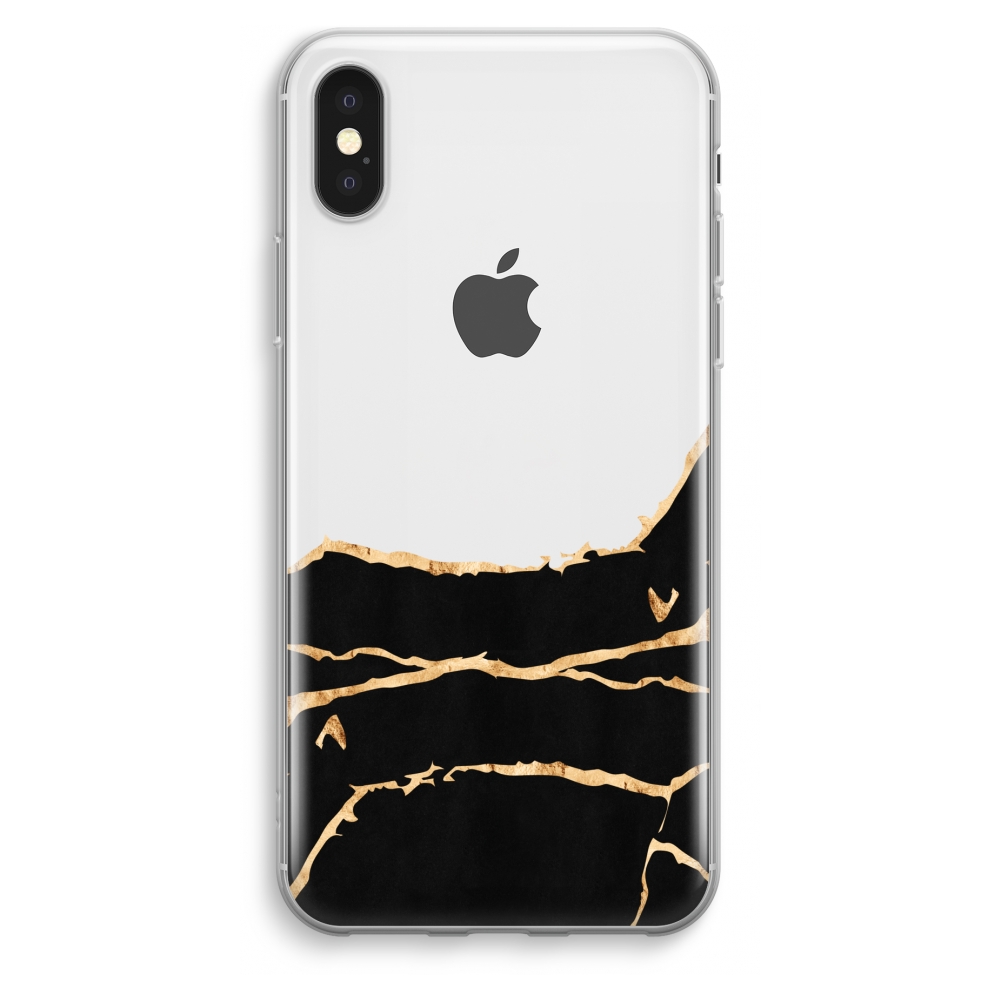 Apple Iphone Xs Max Transparant Hoesje Soft Gouden Marmer apple kopen in de aanbieding Apple Iphone Xs Max Transparant Hoesje Soft Gouden Marmer apple kopen in de aanbieding