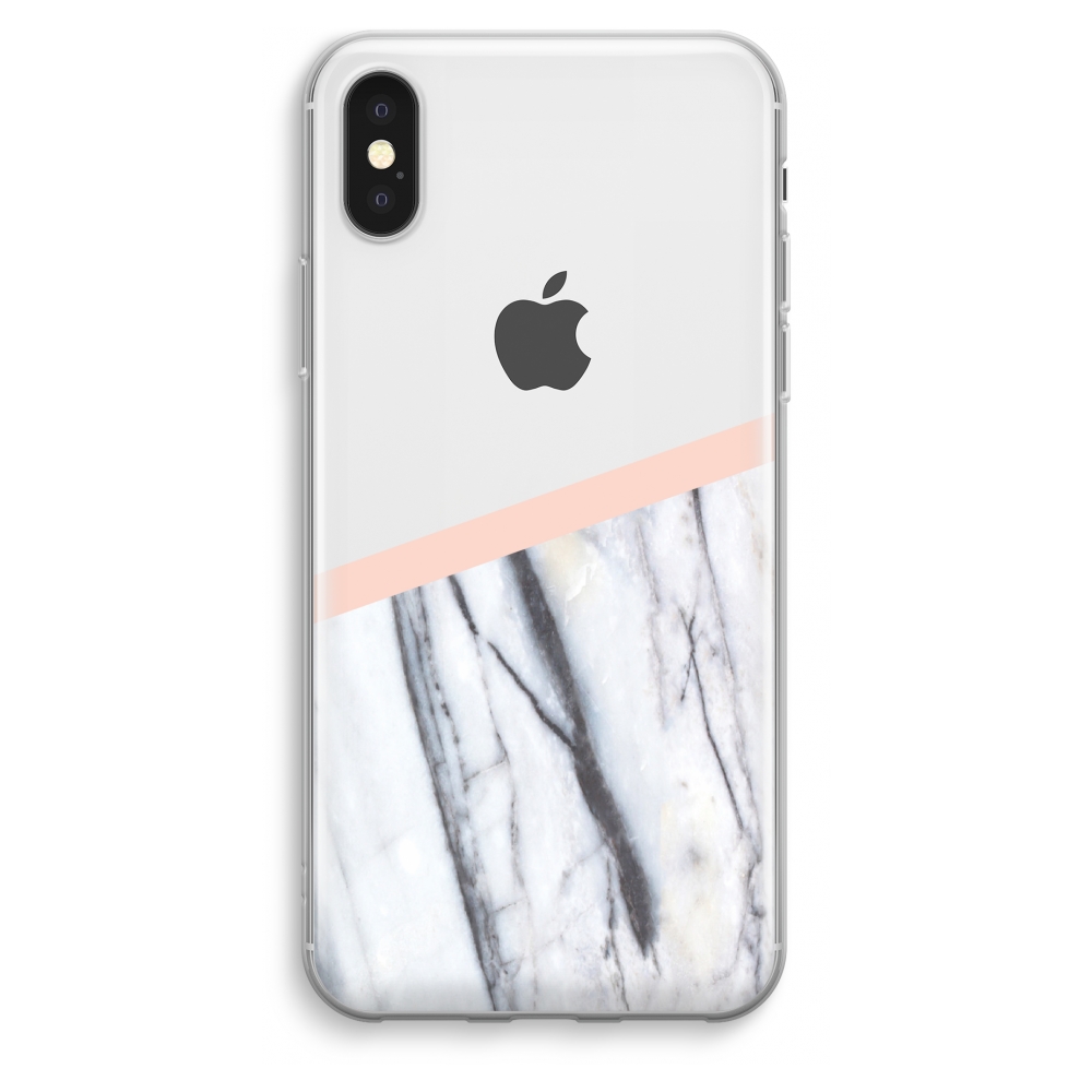 Apple Iphone Xs Max Transparant Hoesje Soft A Touch Of Peach apple kopen in de aanbieding