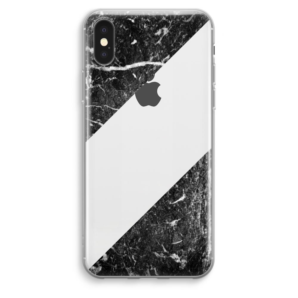 Apple Iphone Xs Max Transparant Hoesje Soft Zwart Marmer apple kopen in de aanbieding Apple Iphone Xs Max Transparant Hoesje Soft Zwart Marmer apple kopen in de aanbieding