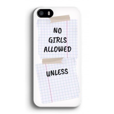 Iphone 5 5s Se Case No Girls Allowed Unless Casecompany