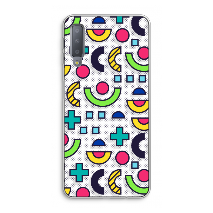 8-bit N°6: Samsung Galaxy A7 (2018) Transparant Hoesje