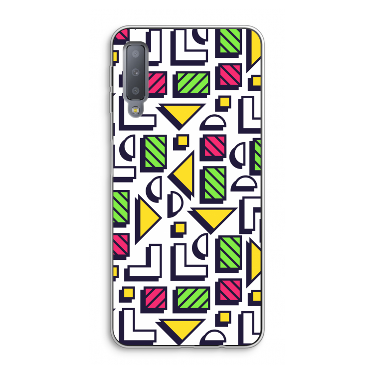 8-bit N°4: Samsung Galaxy A7 (2018) Transparant Hoesje