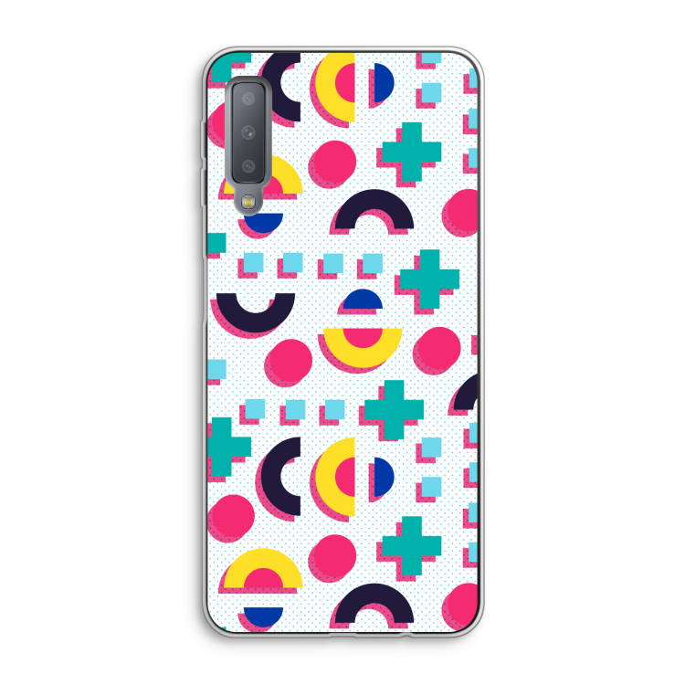8-bit N°2: Samsung Galaxy A7 (2018) Transparant Hoesje