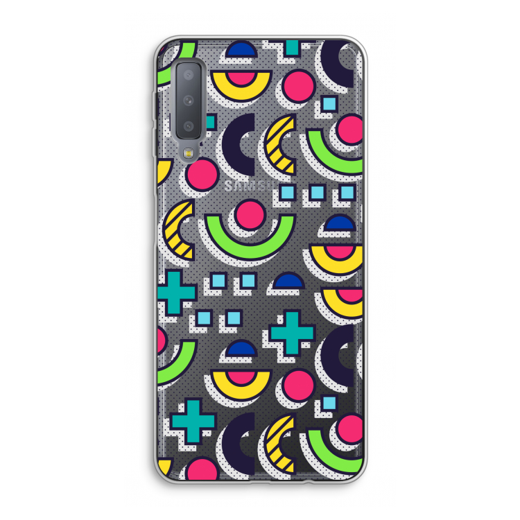 8-bit N°6: Samsung Galaxy A7 (2018) Transparant Hoesje