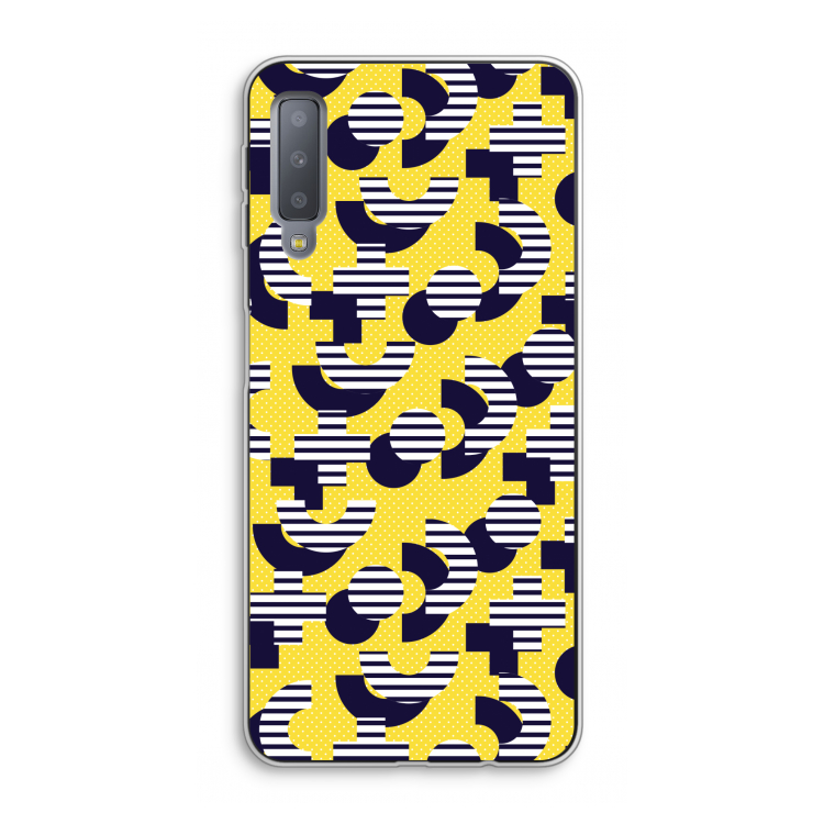 8-bit N°3: Samsung Galaxy A7 (2018) Transparant Hoesje