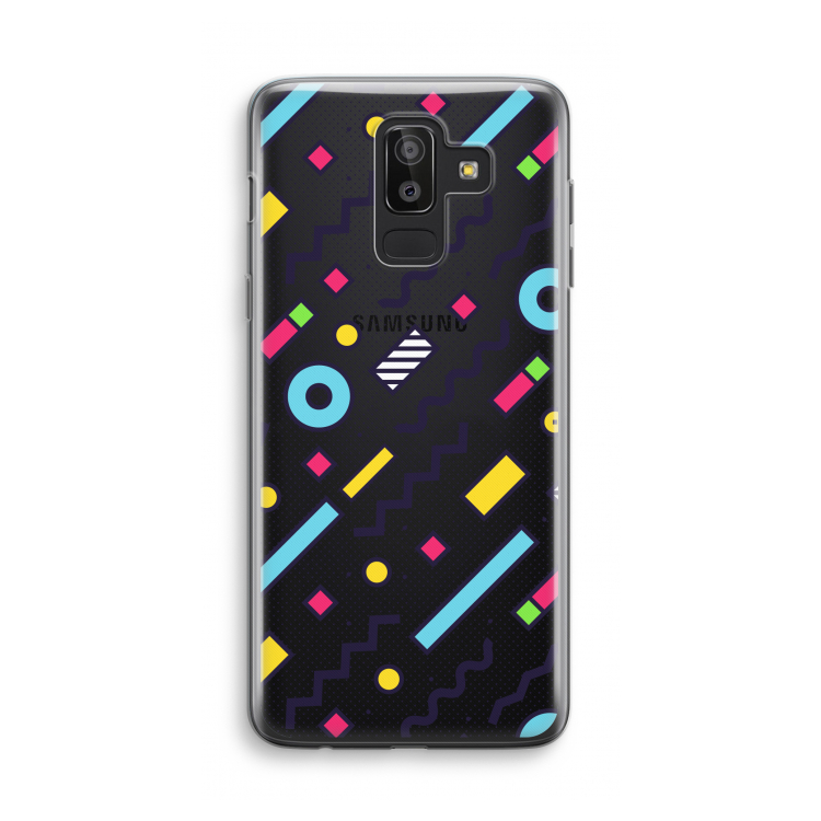 8-bit N°8: Samsung Galaxy J8 (2018) Transparant Hoesje