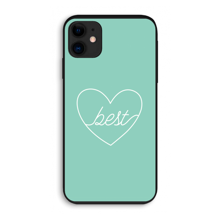 Best heart pastel: iPhone 11 Biologisch afbreekbaar hoesje