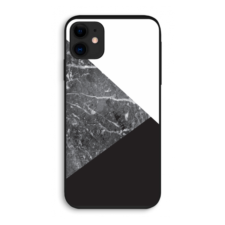 Combinatie marmer: iPhone 11 Biologisch afbreekbaar hoesje