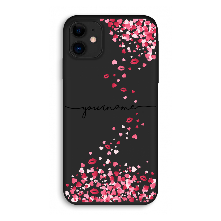 Hartjes en kusjes: iPhone 11 Biologisch afbreekbaar hoesje