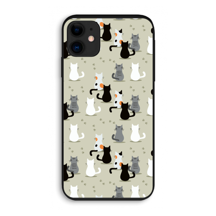Katten: iPhone 11 Biologisch afbreekbaar hoesje