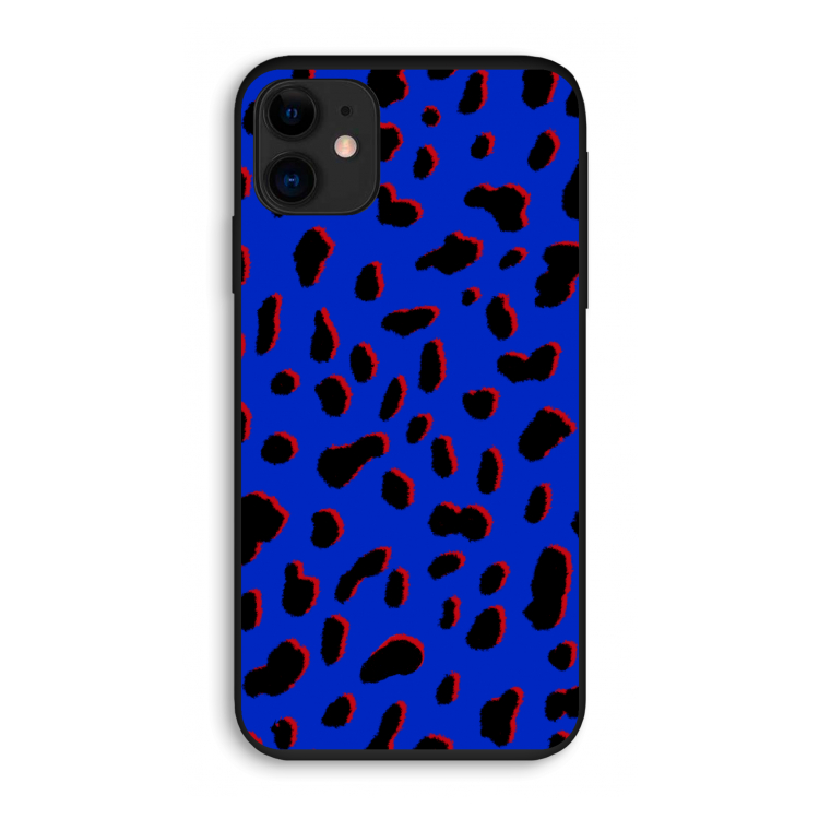 Blue Leopard: iPhone 11 Biologisch afbreekbaar hoesje