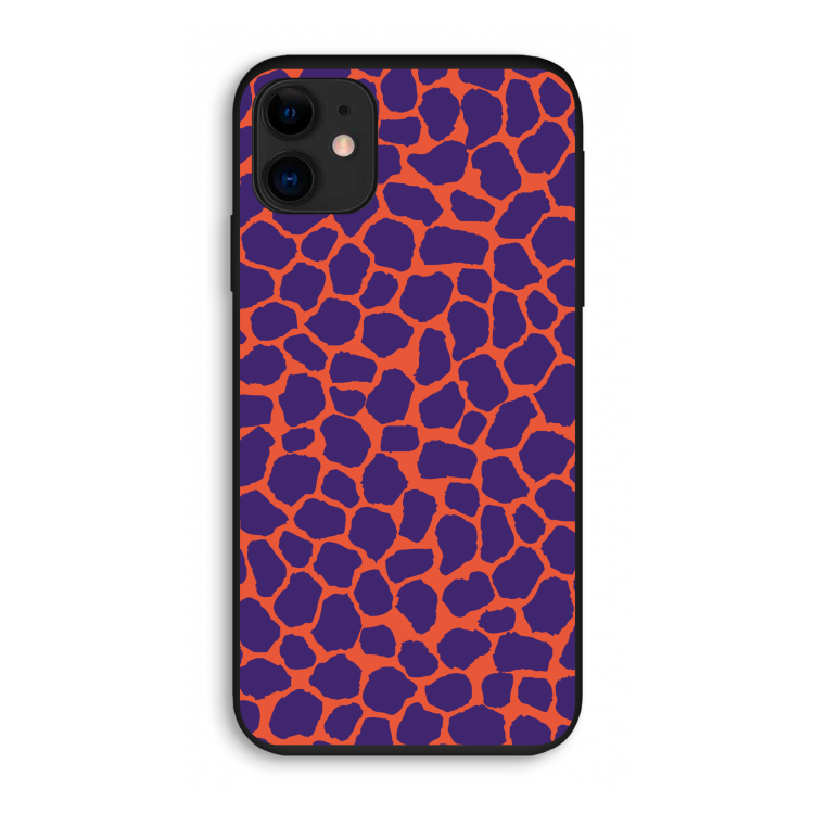 Purple Giraffe: iPhone 11 Biologisch afbreekbaar hoesje