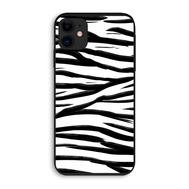 Zebra pattern: iPhone 11 Biologisch afbreekbaar hoesje