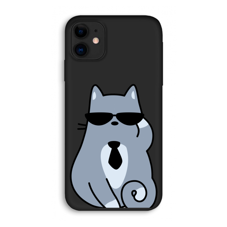 Cool cat: iPhone 11 Biologisch afbreekbaar hoesje