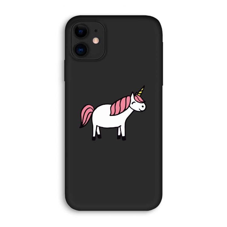 Eenhoorn: iPhone 11 Biologisch afbreekbaar hoesje