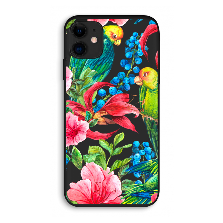 Papegaaien: iPhone 11 Biologisch afbreekbaar hoesje