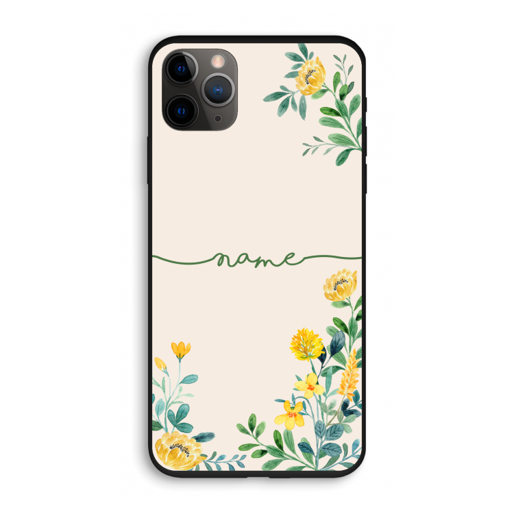 Gele bloemen: iPhone 11 Pro Biologisch afbreekbaar hoesje