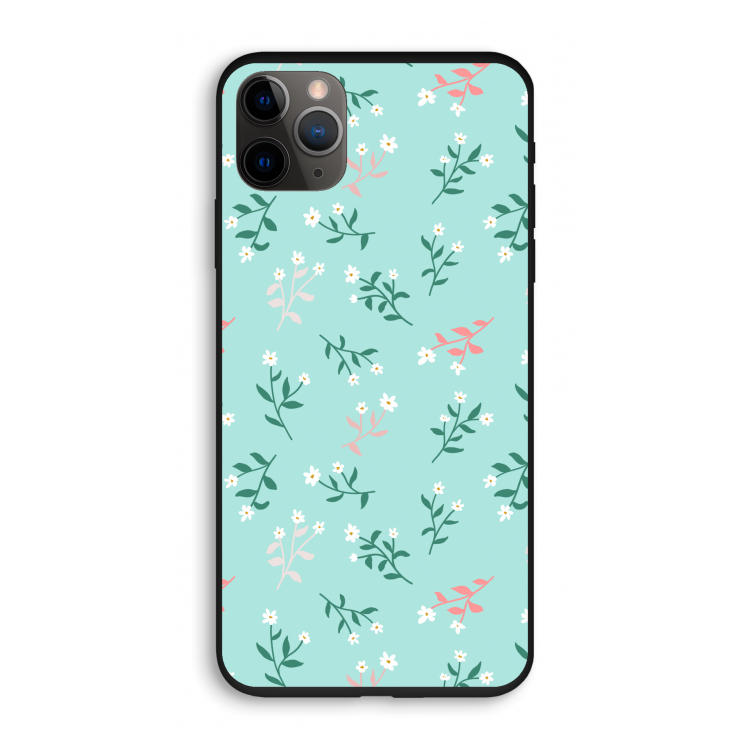 Small white flowers: iPhone 11 Pro Biologisch afbreekbaar hoesje