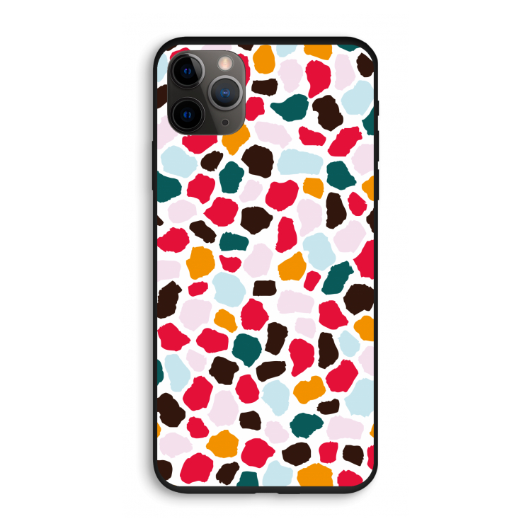 Colored Giraffe: iPhone 11 Pro Biologisch afbreekbaar hoesje