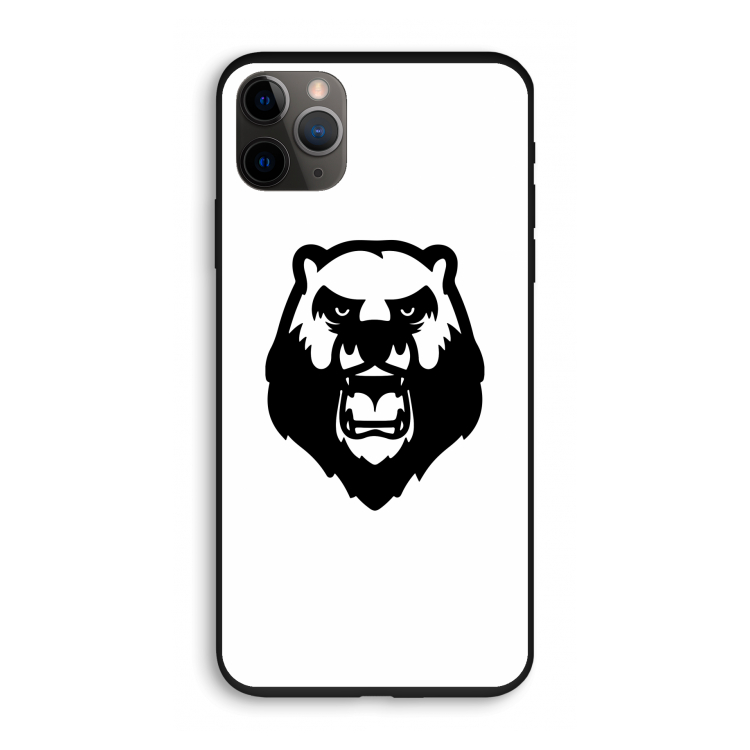 Angry Bear (white): iPhone 11 Pro Biologisch afbreekbaar hoesje