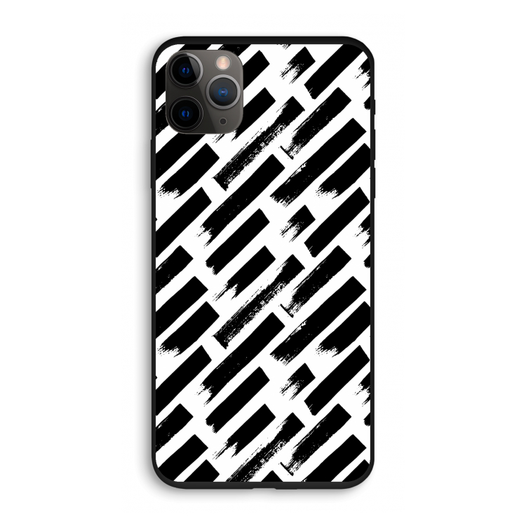 Zwarte vegen: iPhone 11 Pro Biologisch afbreekbaar hoesje