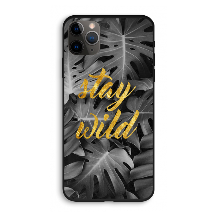 Stay wild: iPhone 11 Pro Biologisch afbreekbaar hoesje