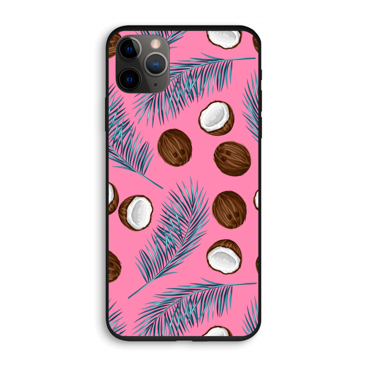 Kokosnoot roze: iPhone 11 Pro Biologisch afbreekbaar hoesje