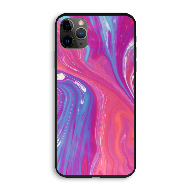 Paarse stroom: iPhone 11 Pro Biologisch afbreekbaar hoesje