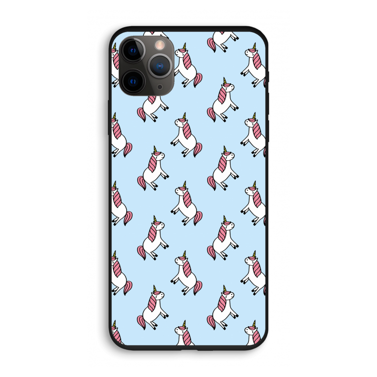 Eenhoorns overal: iPhone 11 Pro Biologisch afbreekbaar hoesje