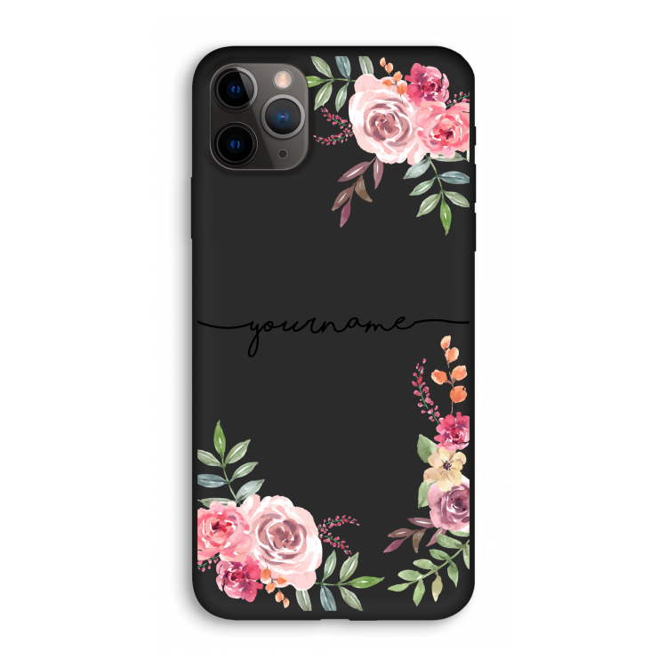 Rozen: iPhone 11 Pro Biologisch afbreekbaar hoesje